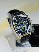 Frank Muller Brown Silver White Chronograph Dial Watch