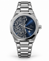 Arabic Calligraphy Silver Watch