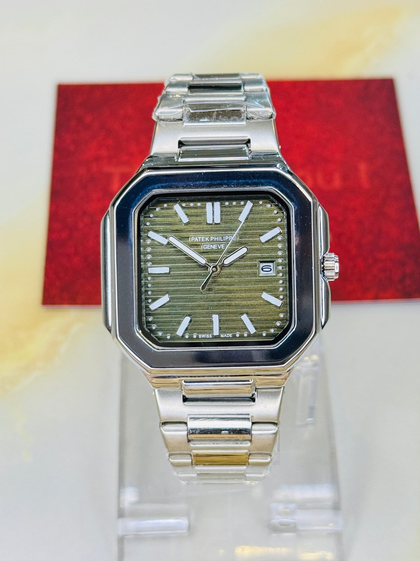 Old Money Patek Square Watch