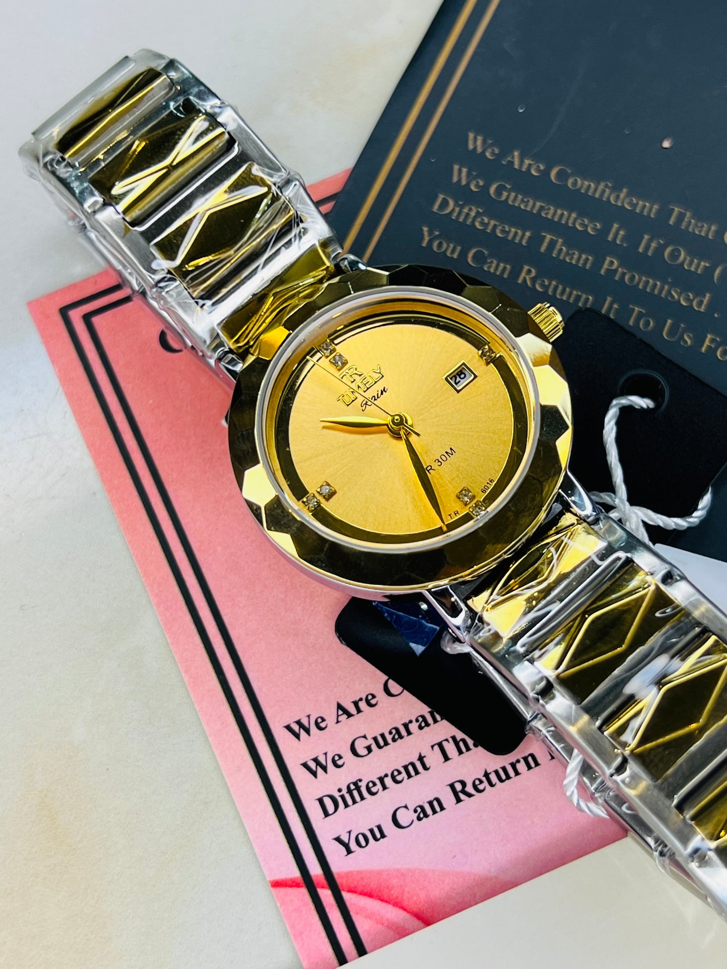 Timely Silver Gold Watch For Her