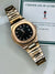 Rose Gold Nautilus Black Dial Watch