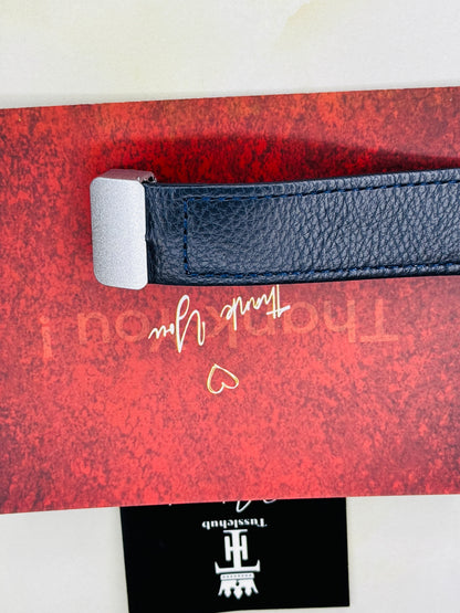 Tomi All Blue Leather Magnetic Strap Watch