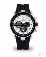 Black White Matturi Urban Chrono Watch