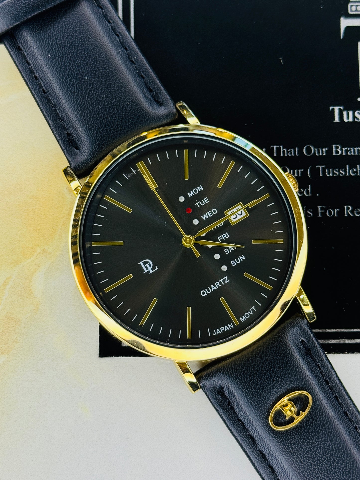 DL Mentor Premium Day Date Watch