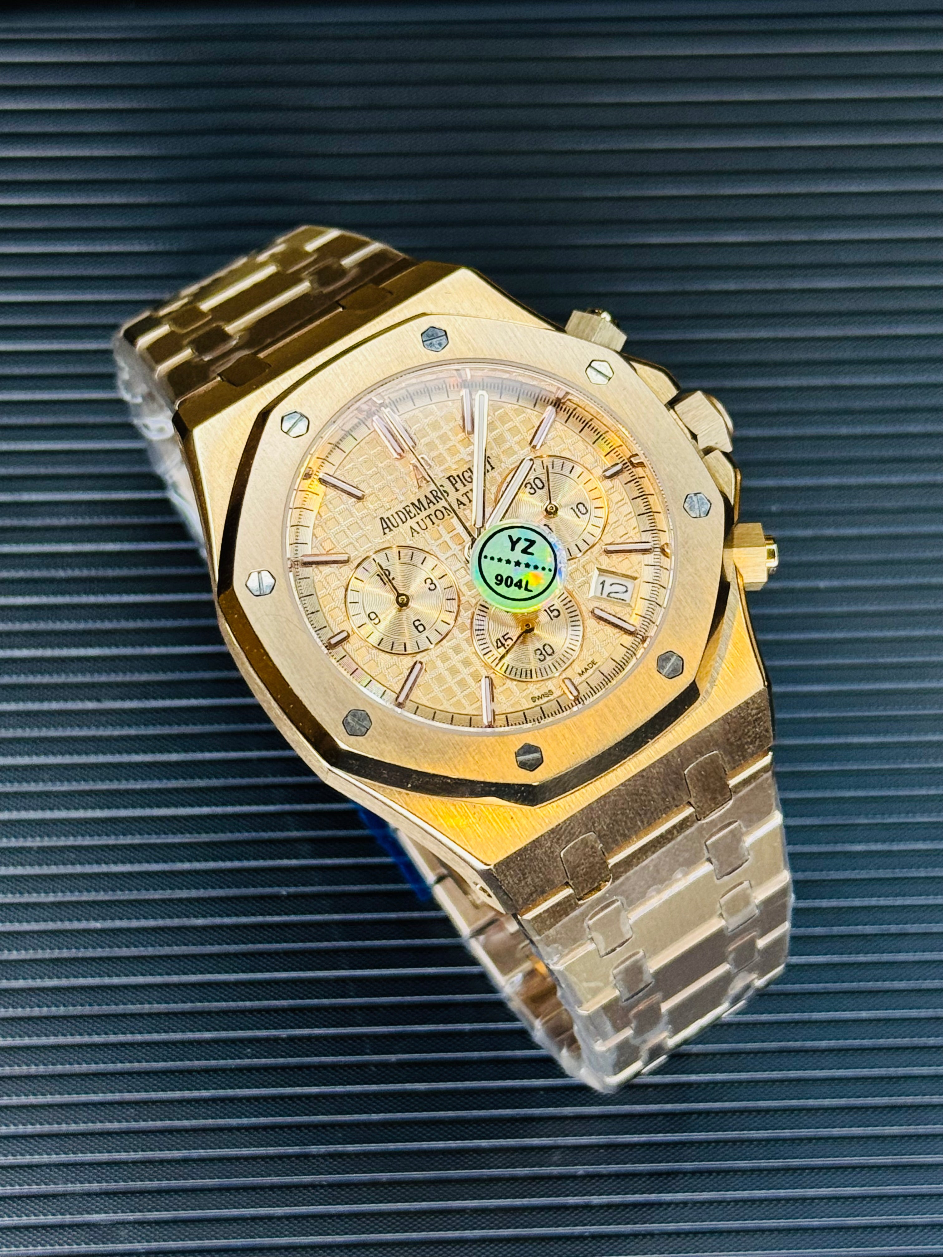 AP Super Clone Rose Gold Royal Oak Chronograph Watch