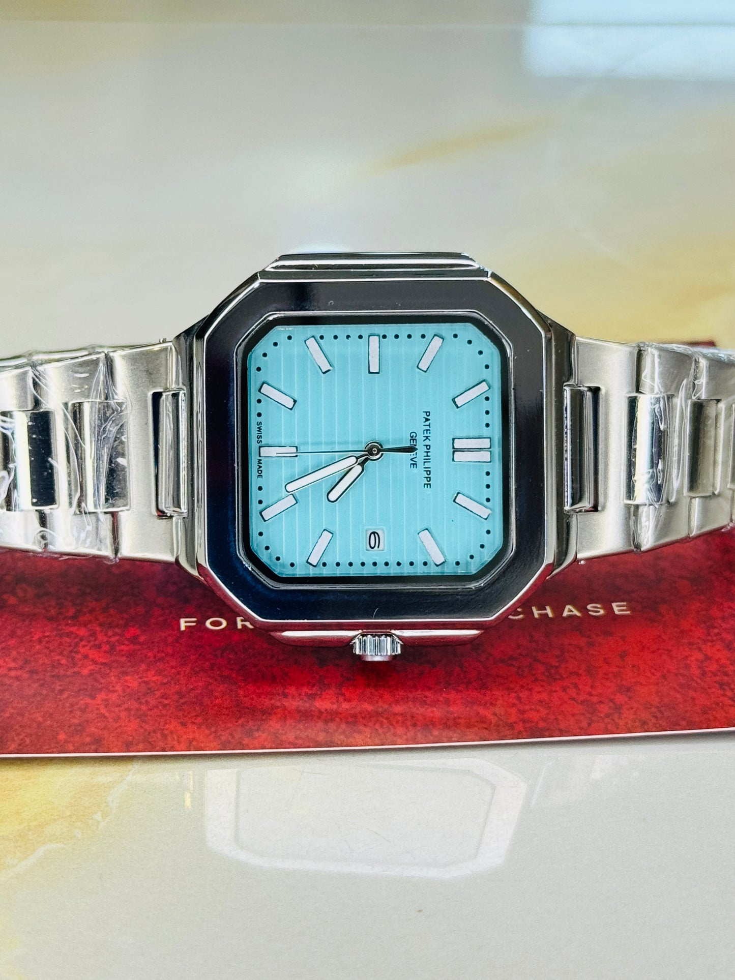 Old Money Patek Square Watch