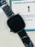 Tomi Black Mesh Strapped Pebble Watch