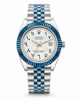 Silver Tungsten Date Just Watch