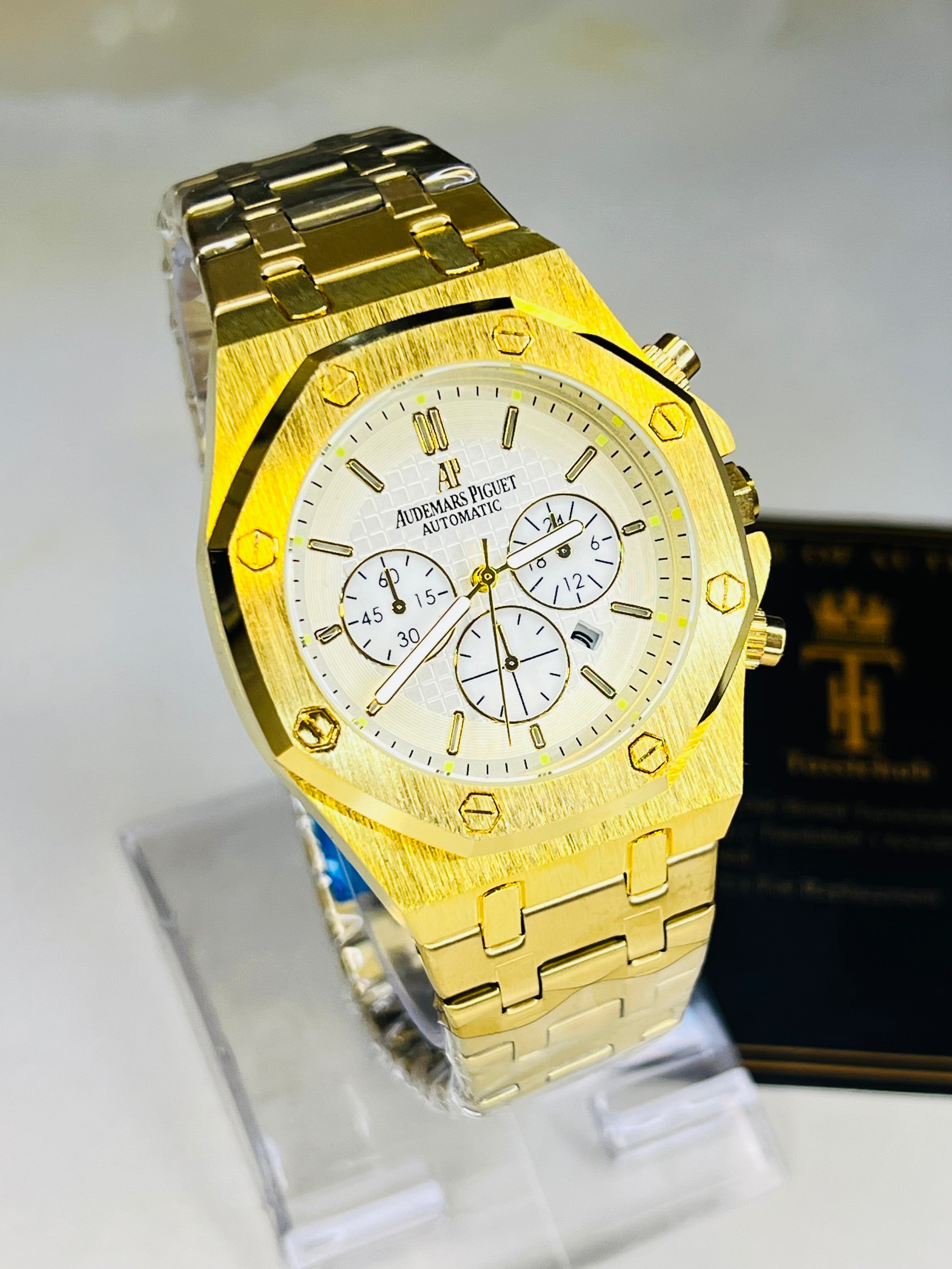 Gold White AP Light Edition Watch