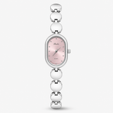 The Aura Pebble – Minimalist Oval Bangle Watch