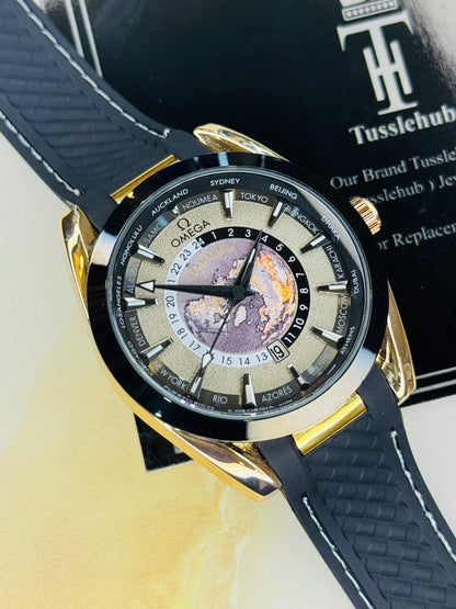 Black Copper Aqua Terra Omega Watch