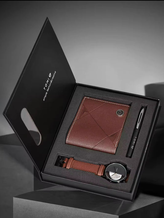 Tomi S8 Coffee Black Half Dial Gift Set