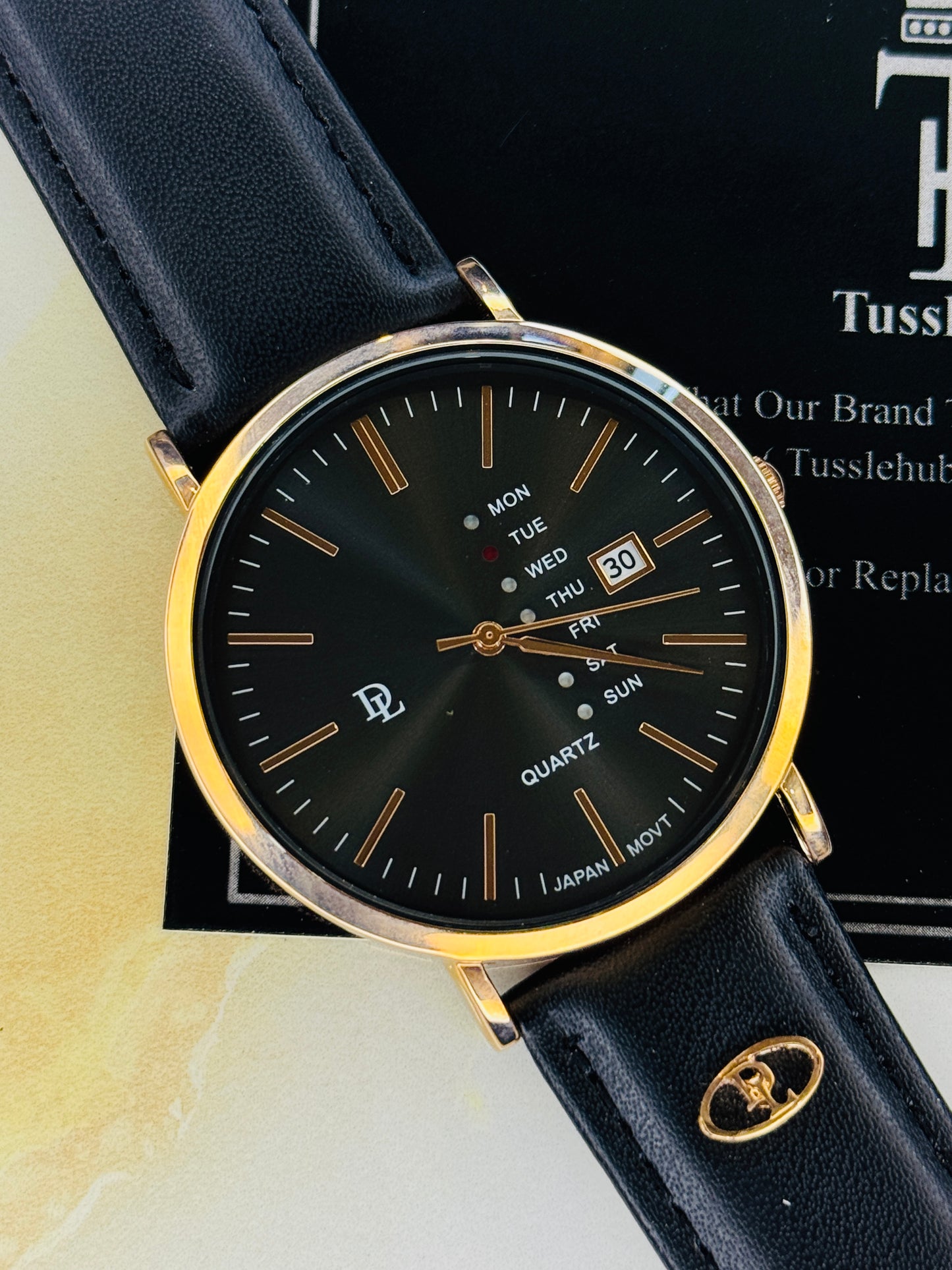 DL Mentor Premium Day Date Watch