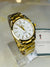 Gold Chain Strapped Om*ga Sea Master Day Date Watch