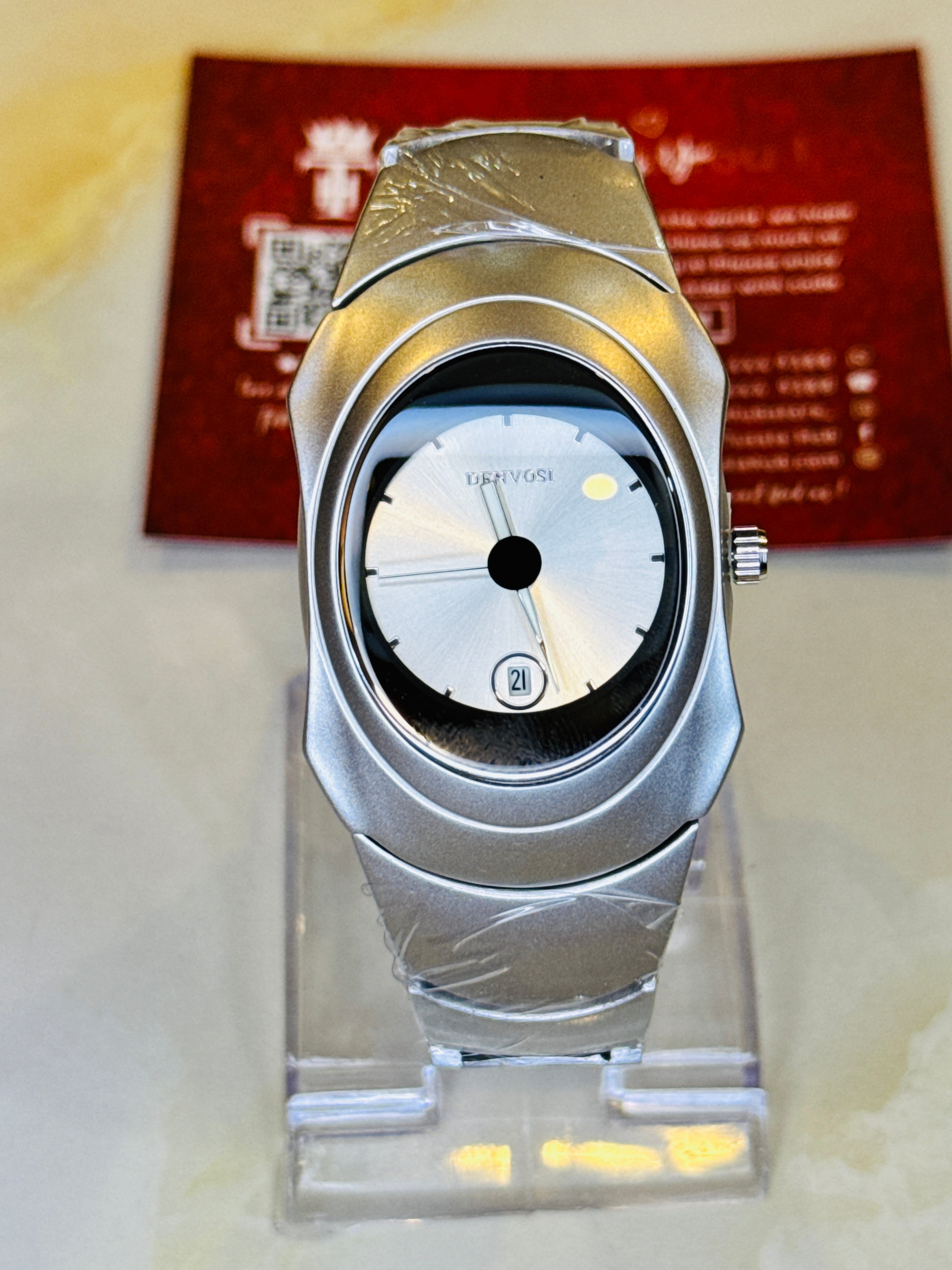 Silver White Matrix Watch