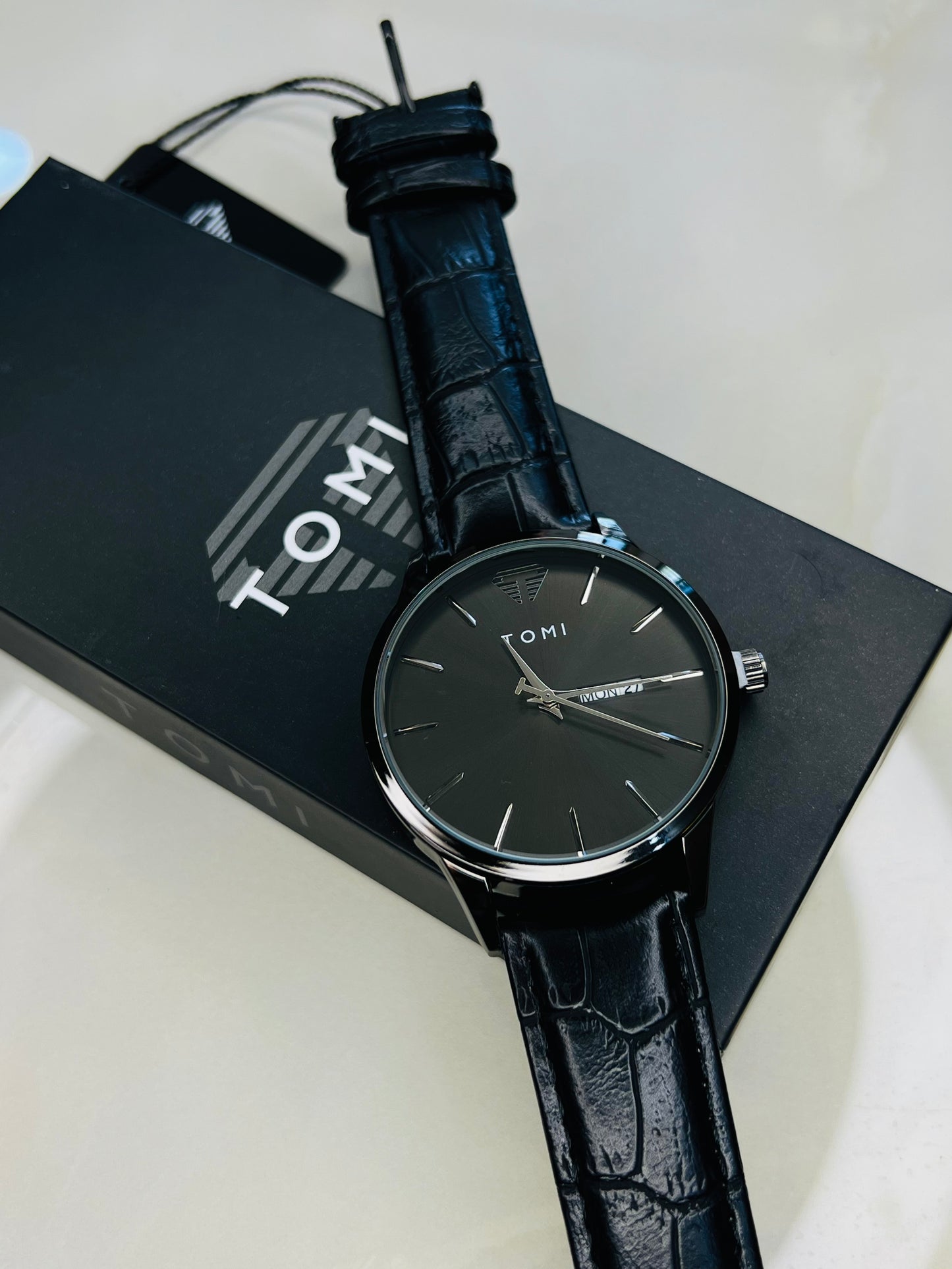 Tomi Day Date All Black Watch