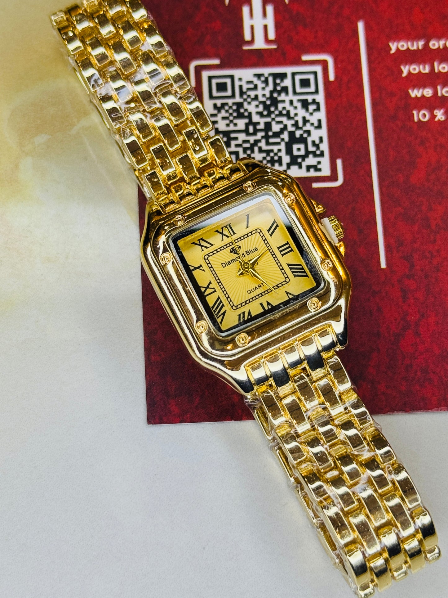 All Gold Santos Watch For Her