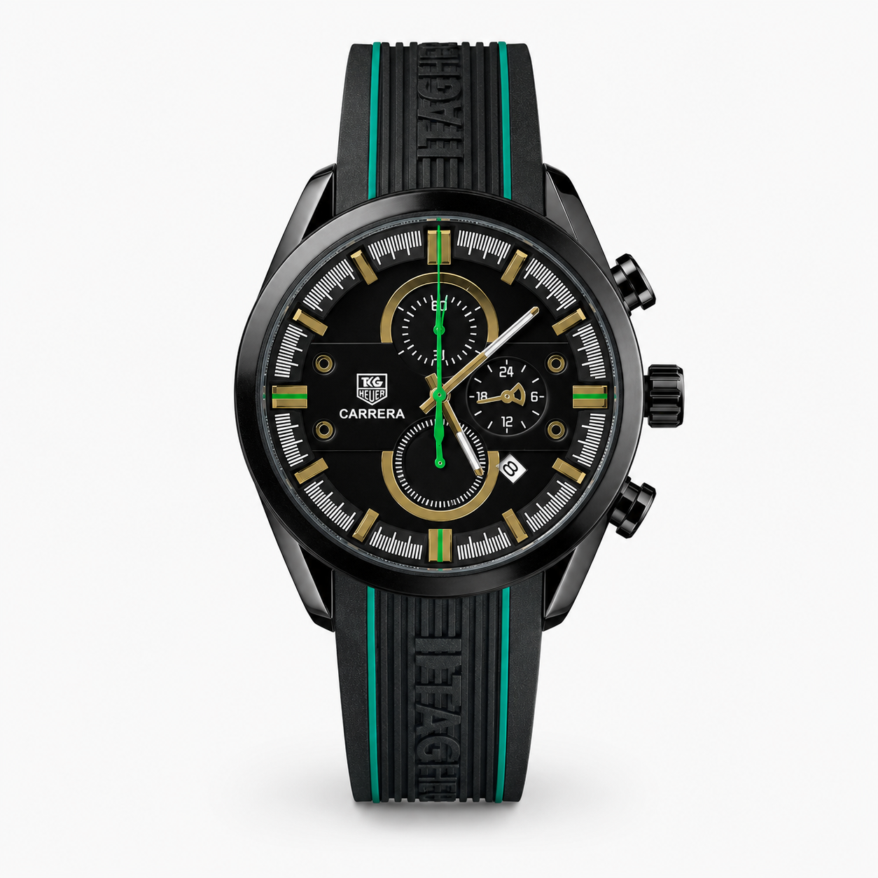 Tag Heur Chronograph Strap Watch
