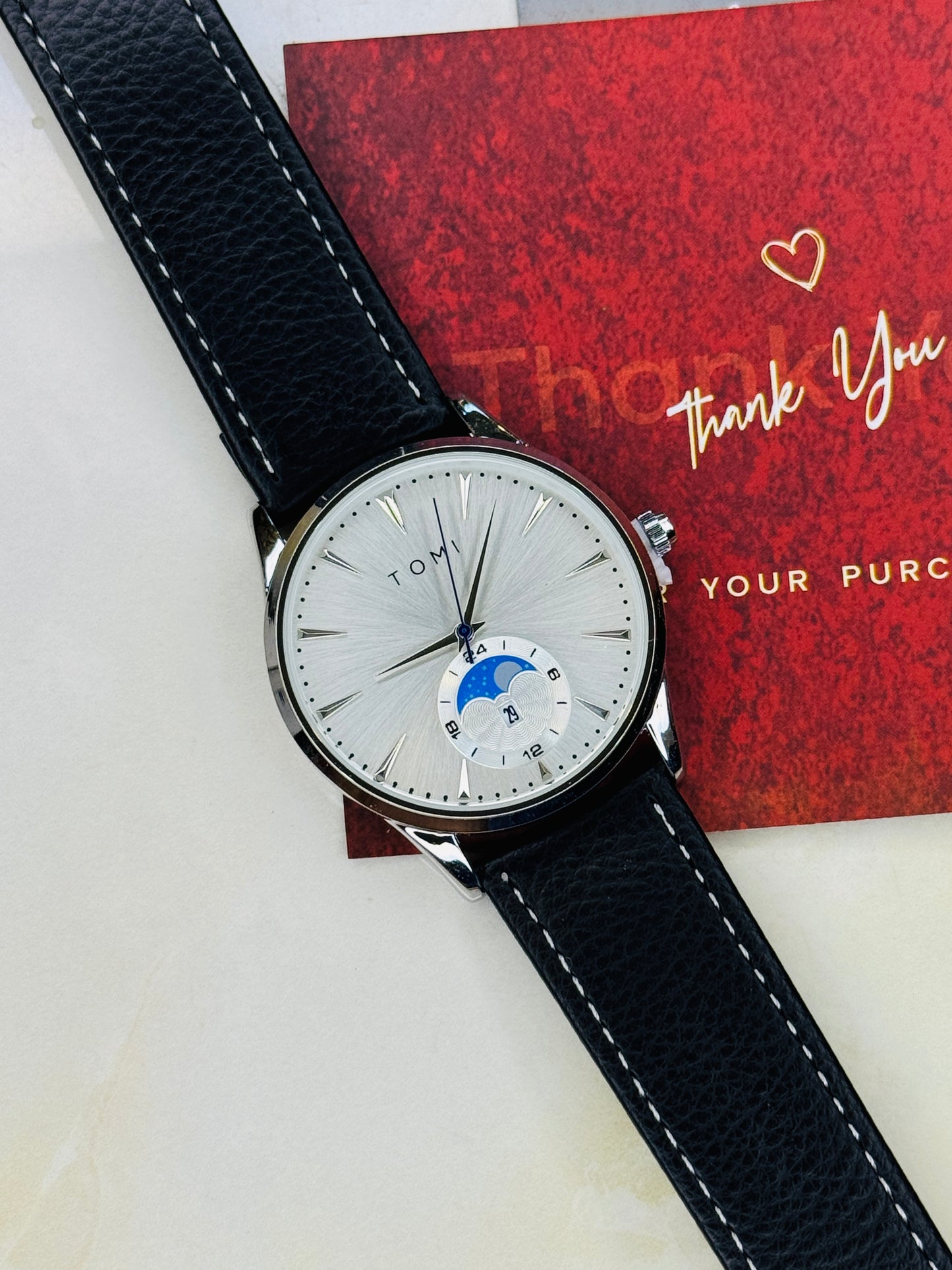 Tomi Leather Magnetic Strap Watch