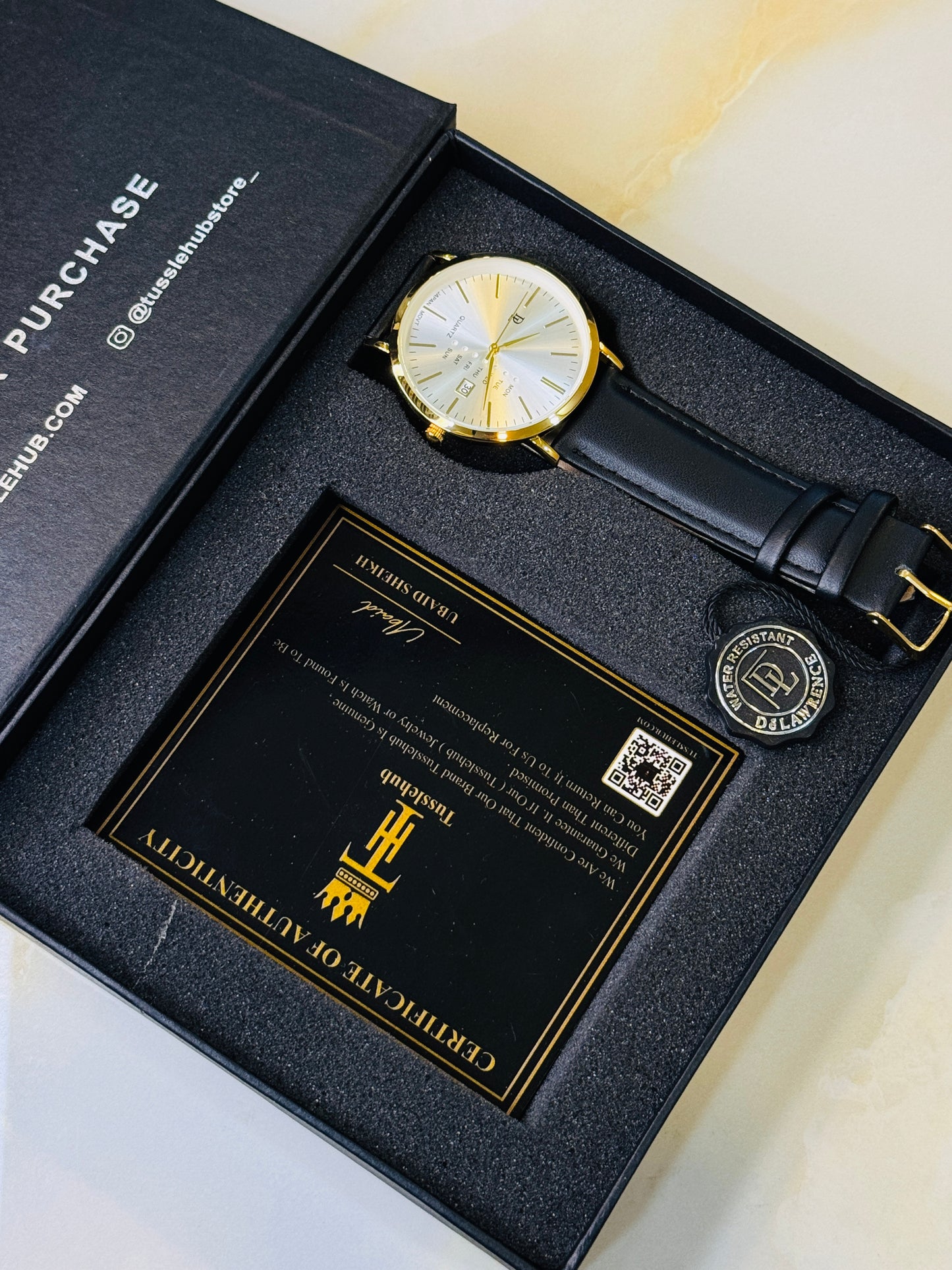 DL Mentor Premium Day Date Watch