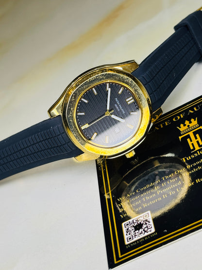 Black Gold Black Aquanaut Watch