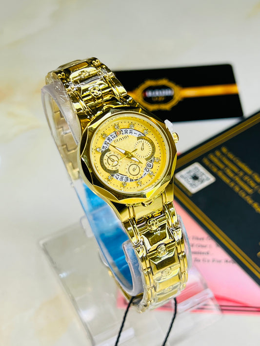 Gold Rado Octagonal Watch For Her