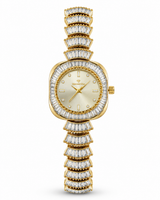 The Square Baguette Cascade – Art Deco Crystal Statement Watch