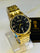 Gold Black Down Date Citizen Couple Watch