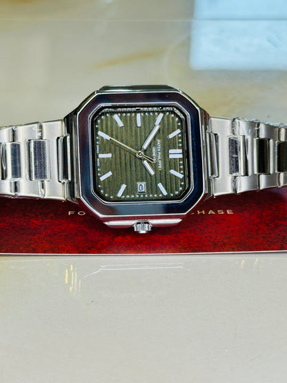 Old Money Patek Square Watch