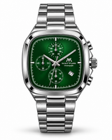 Matturi Square Racing Chain Chronograph Watch