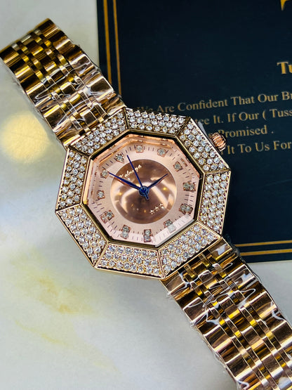 Rose Gold Octa Kaluuya Watch For Her