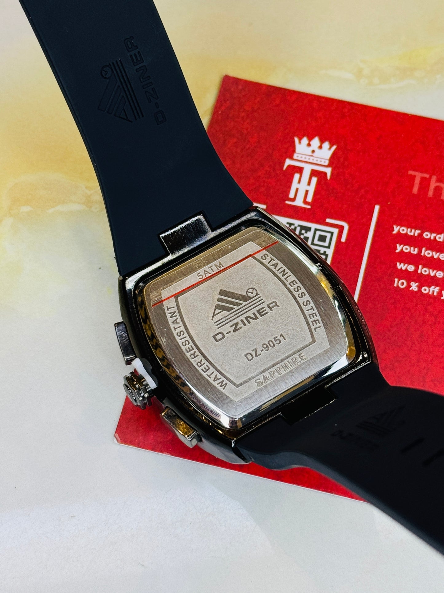D-Ziner RM All Black Chronograph Watch