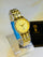 All Gold Down Date Citizen Couple Watch