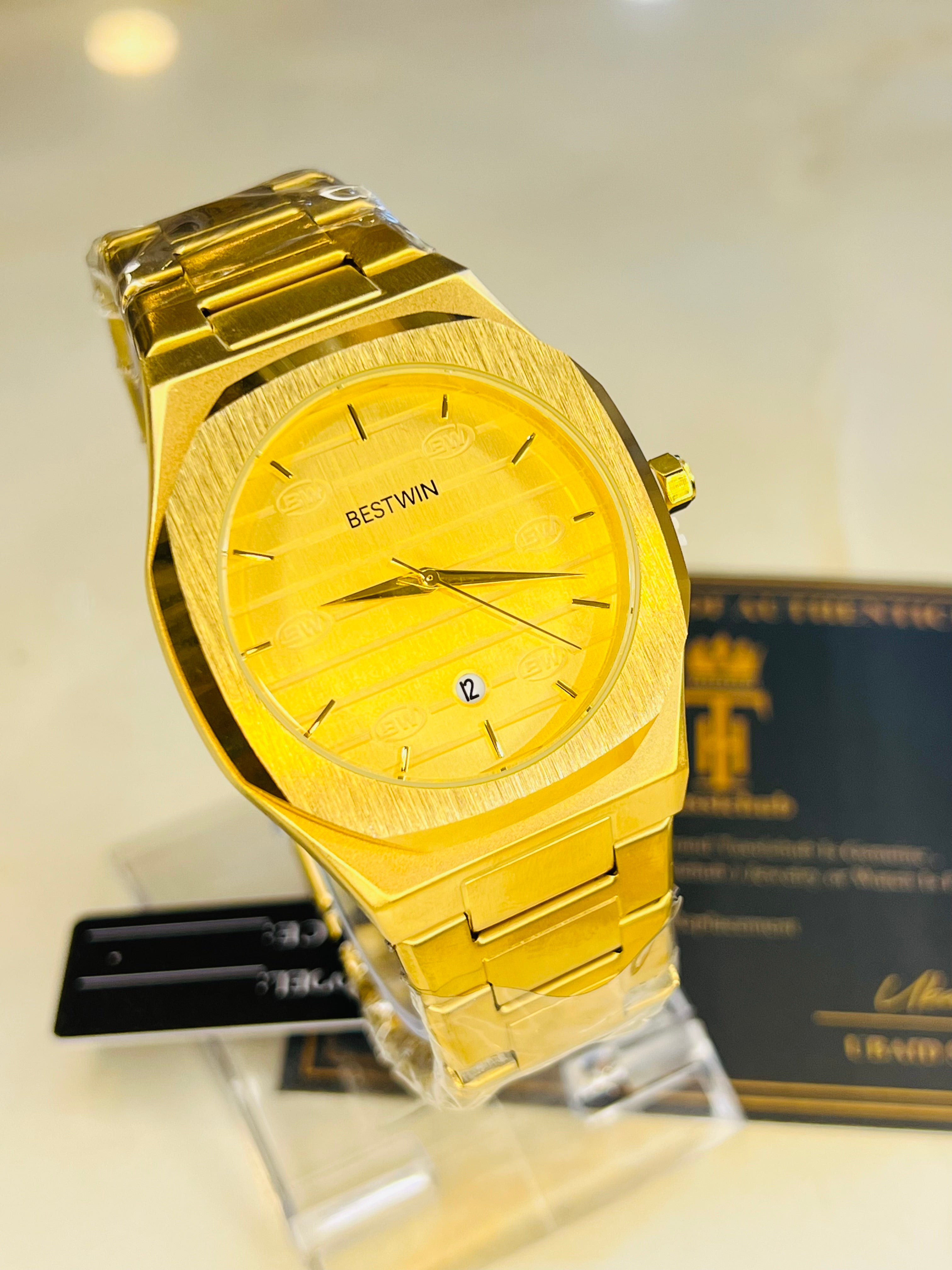 All Gold Dial Bestwin Watch