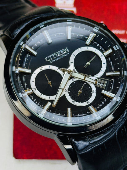 Citizen Globe All Black Chronograph Watch
