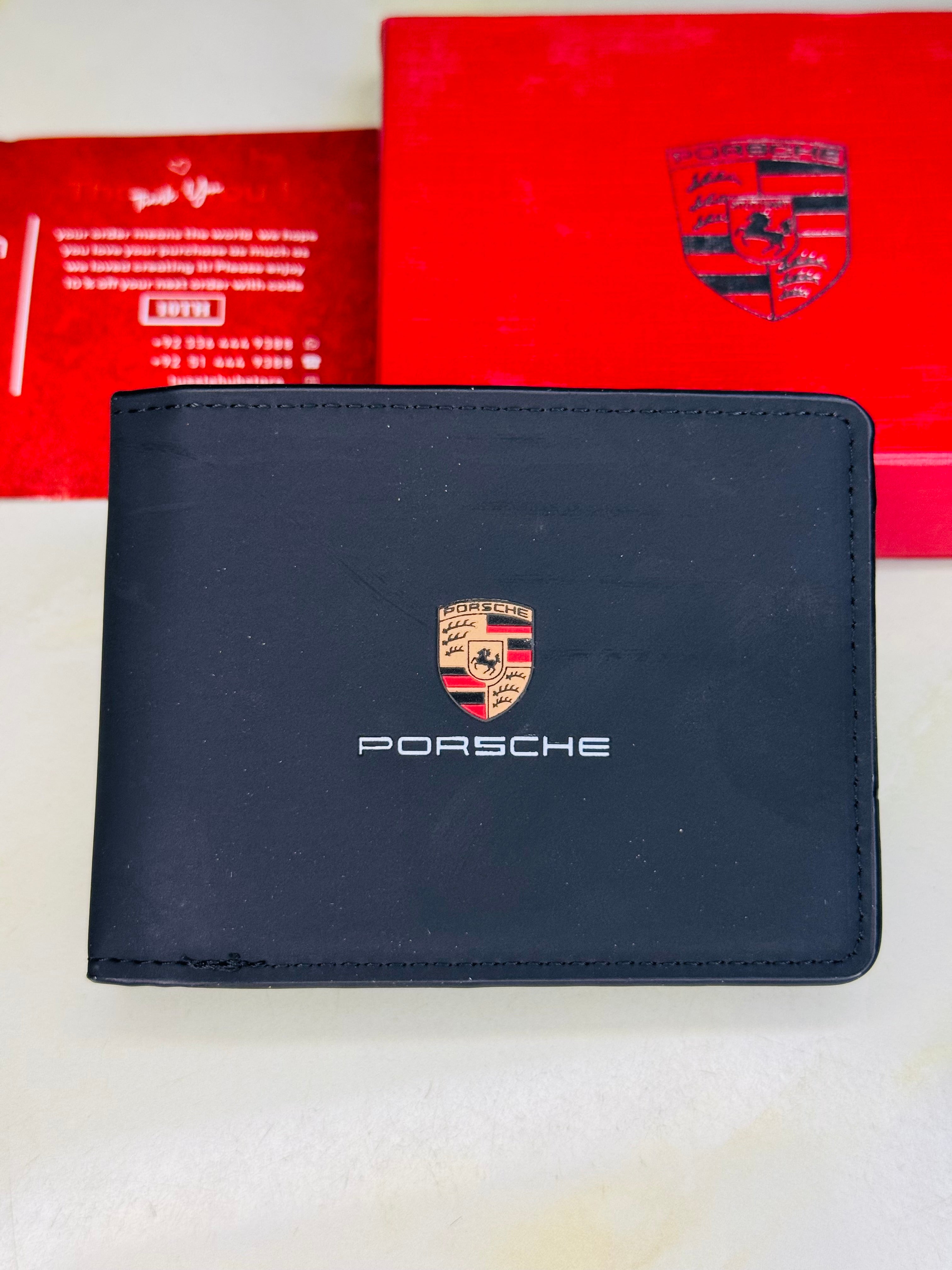 Porsche Black  Wallet