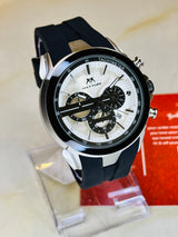 Black White Matturi Urban Chrono Watch