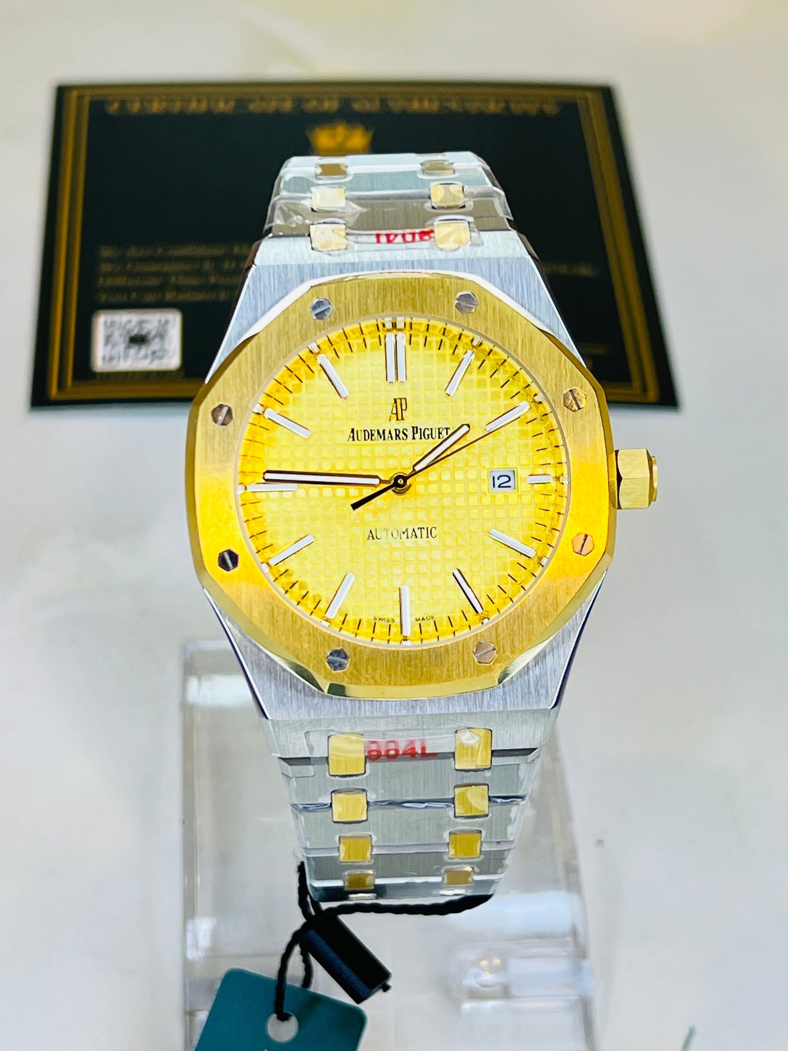 AP Two Tone Automatic Gold Dial Super Clone Watch