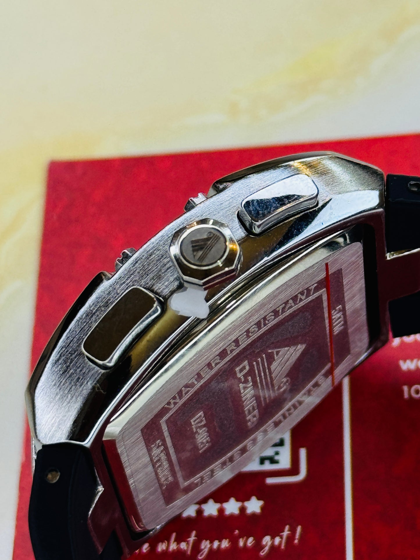 D-Ziner RM Black Silver Chronograph Watch