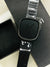 Tomi Black Mesh Strapped Pebble Watch