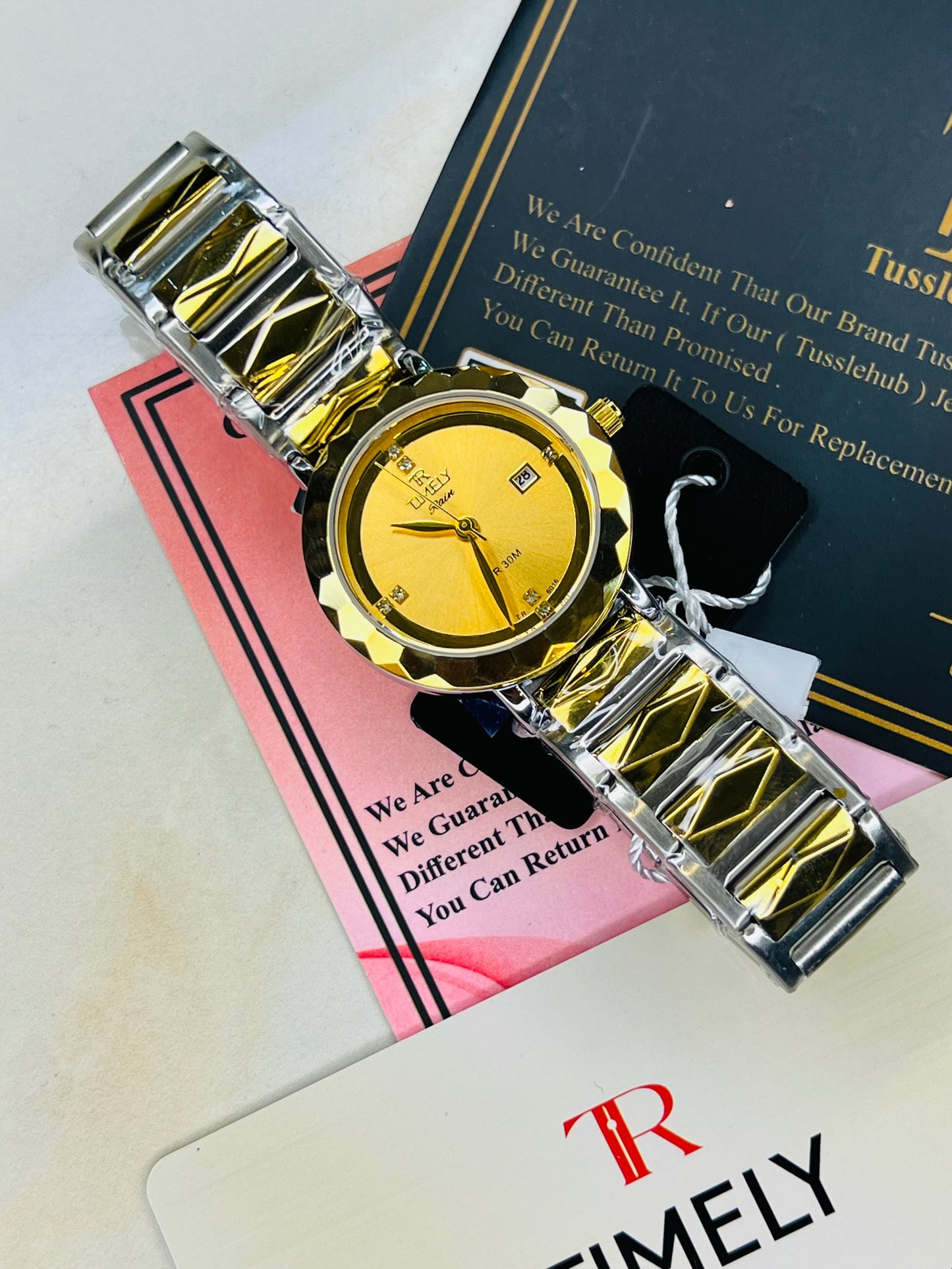Timely Silver Gold Watch For Her
