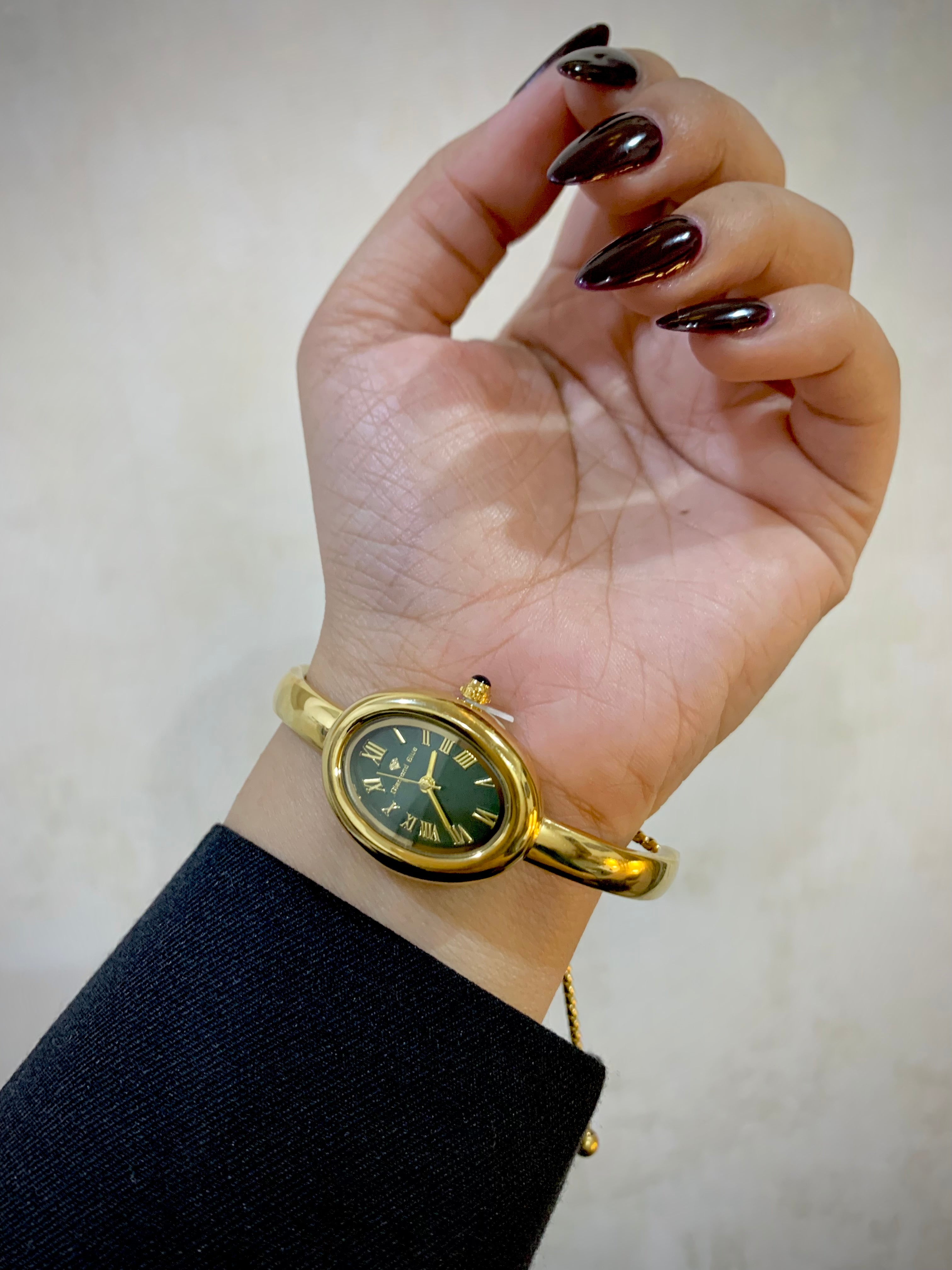 Gold Bangle Watch For Her