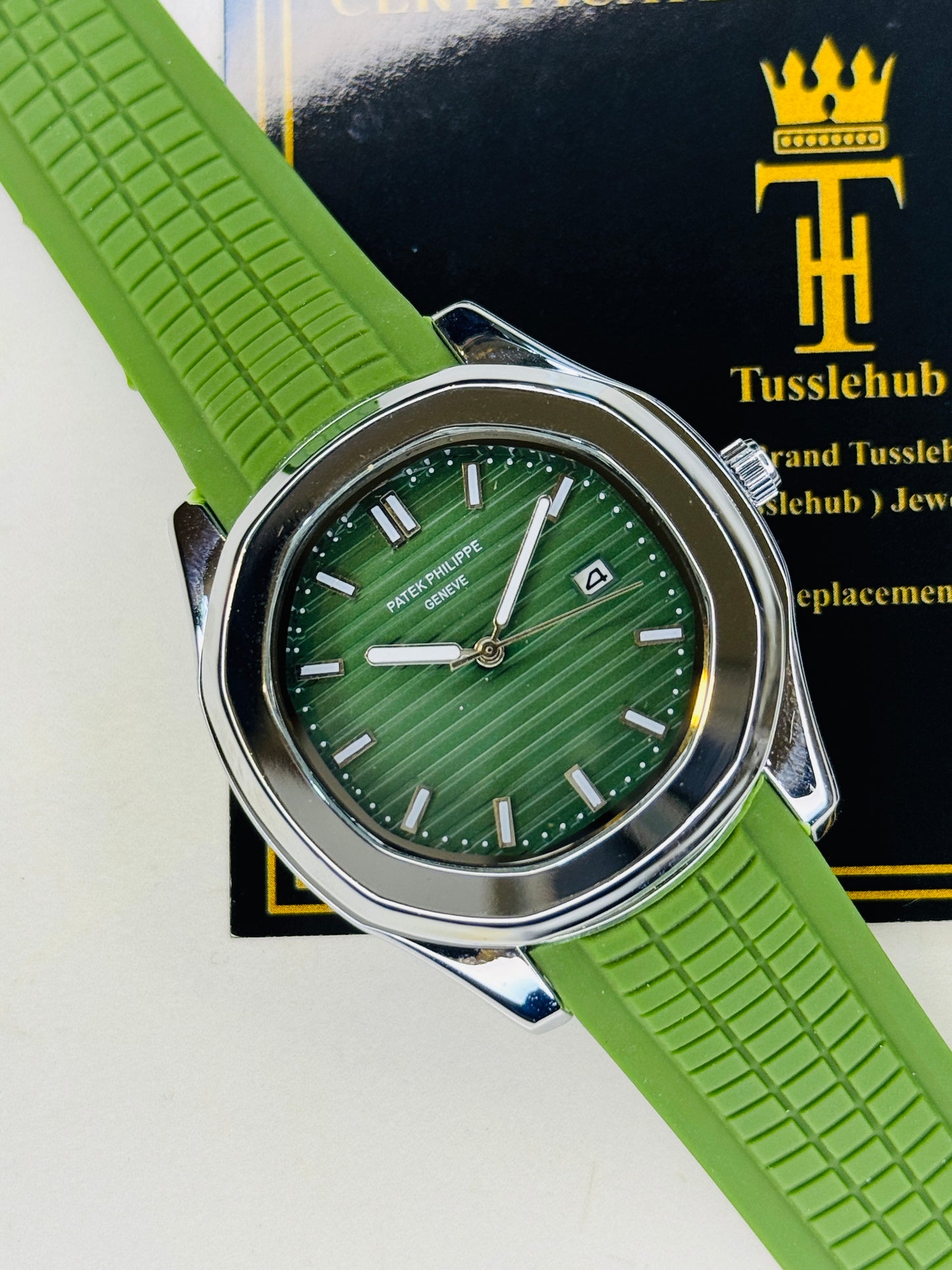 Army Green Aquanaut Watch
