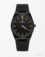All Black Slim Arabic Magnet Strap Watch
