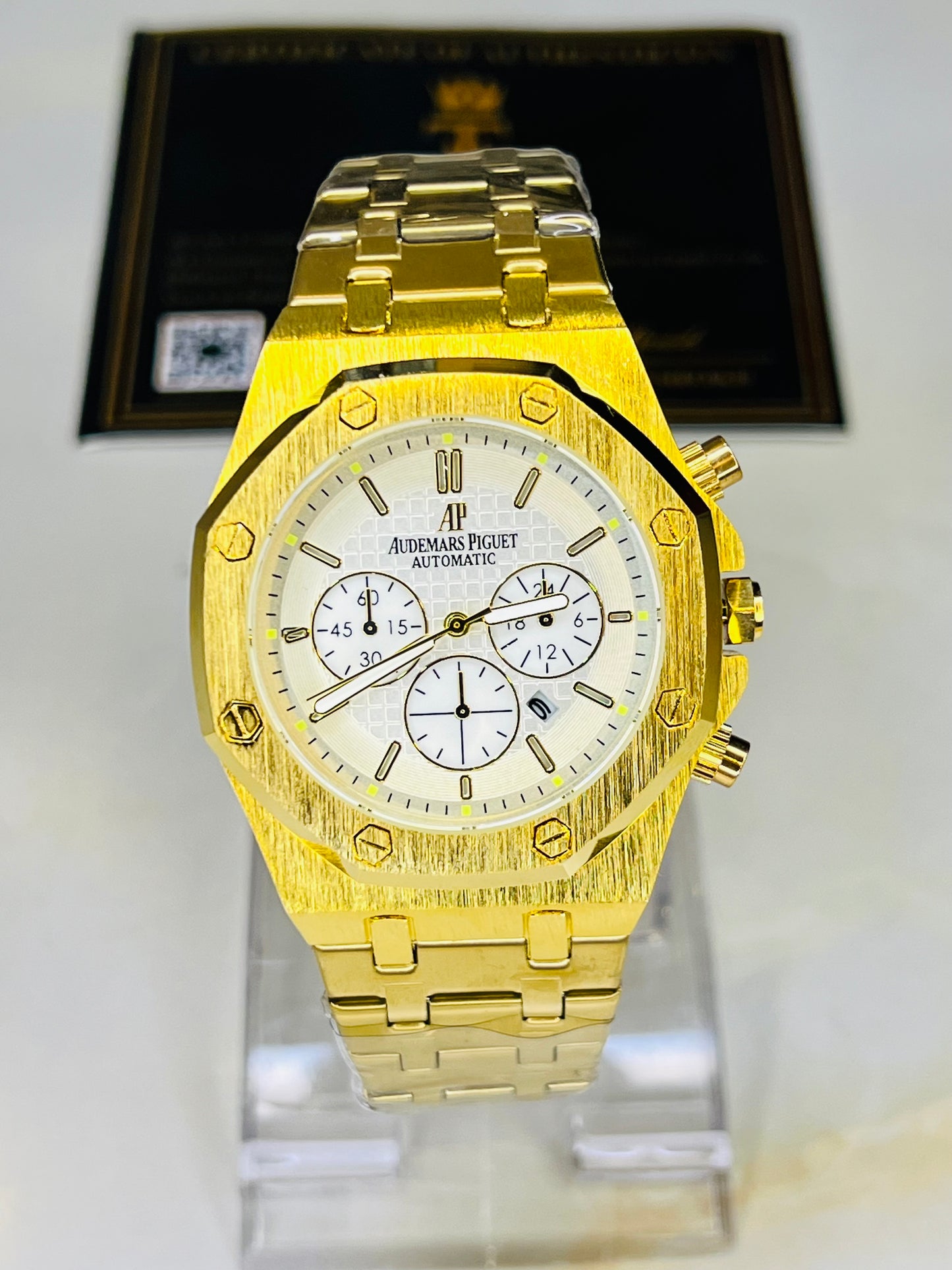 Gold White AP Light Edition Watch