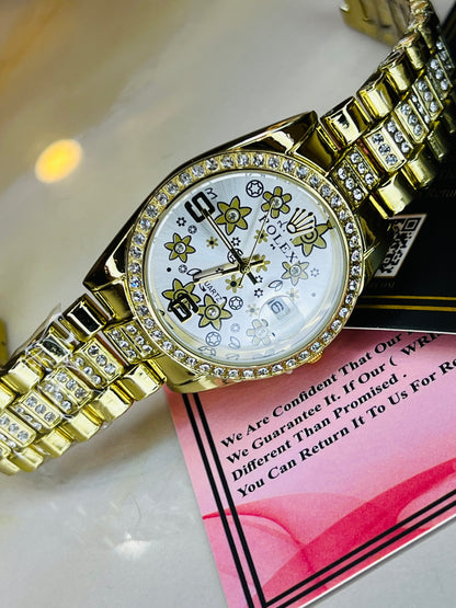 Gold Star Dial Rolex For Her