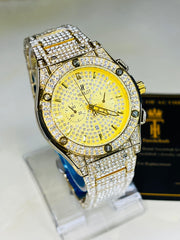 Gold Big Bang Iced Out Watch