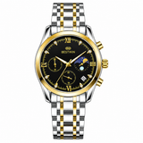 Bestwin Two Tone Black Chronograph Watch