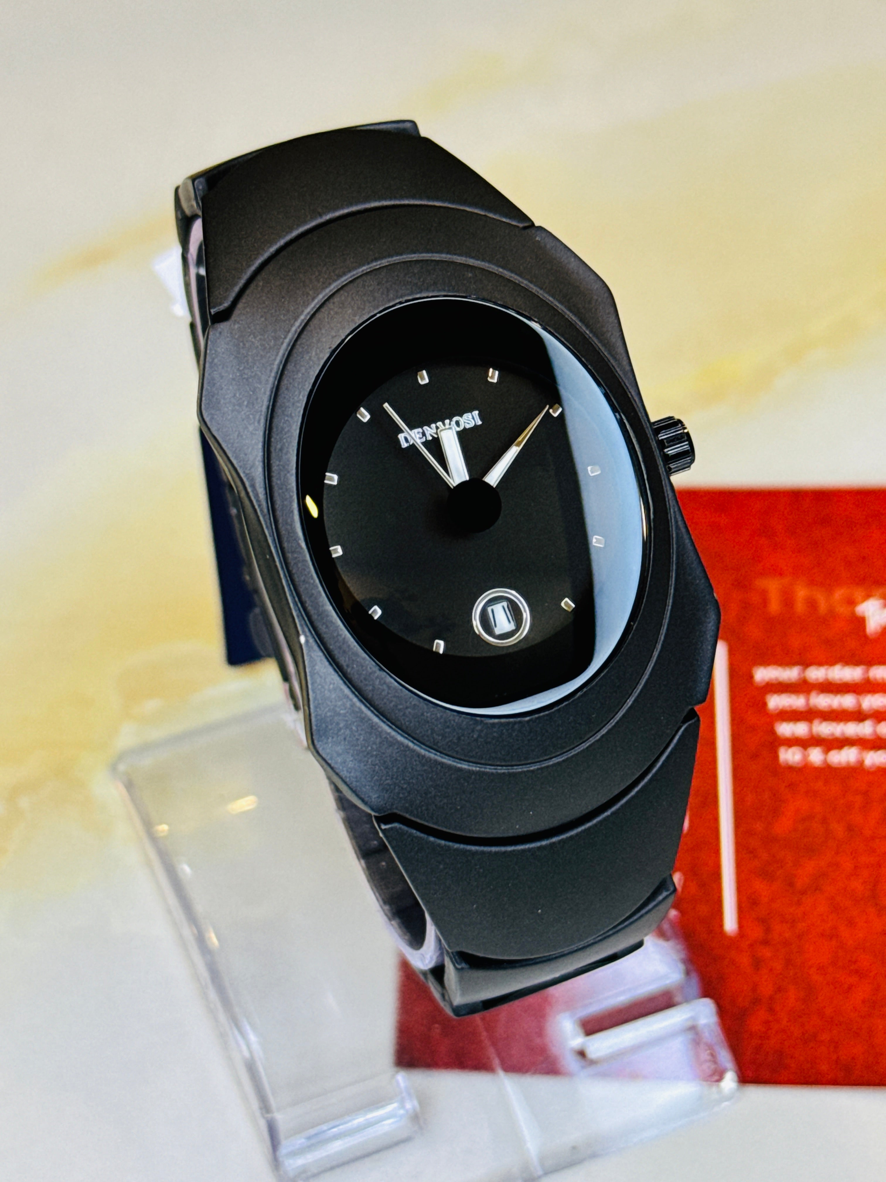 All Black Matrix Watch