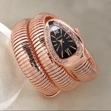 Gold Serpentine Watch For her